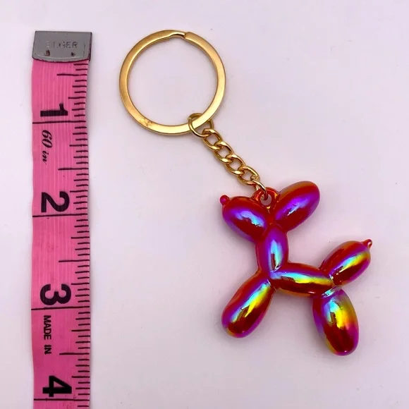 BALLOON DOG | Fuchsia 🌺| Bag Charm | Keychain (Brand New!) ✨ - Picture 8 of 8